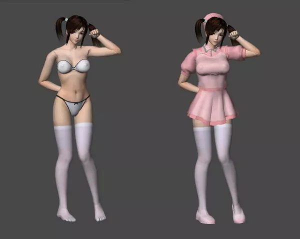 Chiyu Anime Character 3d model