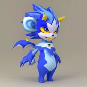Anthropomorphic Fox 3d model