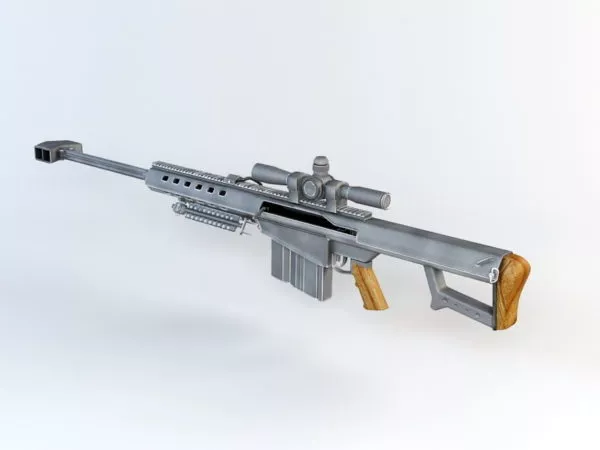 Anti Material Rifle 3d model Anti Material Rifle 3d model