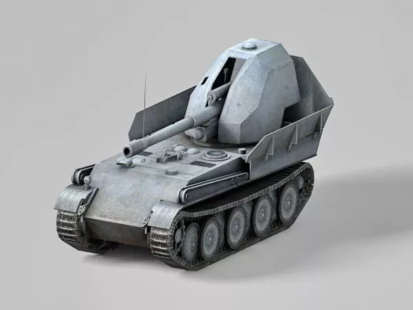 Wiesel Ozelot Air Defense System 3d model