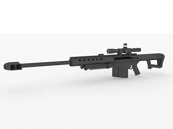 Soviet Ak47 Kalashnikov Gun 3d model