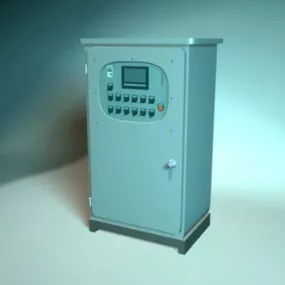 Antique Safe Box 3d model