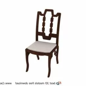 Furniture Antique Wing Chair 3d model