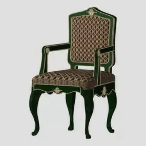 Antique Accent Chair 3d model