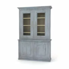 Furniture Antique Bookcase Shelving 3d model