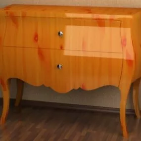 Antique Commode Furniture 3d model