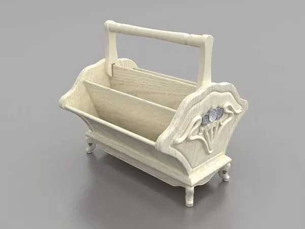 Antique Desktop Pen Holder 3d model Antique Desktop Pen Holder 3d model