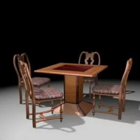 Antique Dinette Sets 3d model