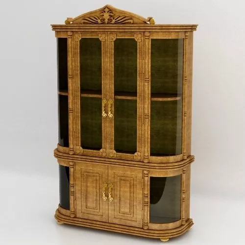 Antique French Commode Cabinet 3d model Antique French Commode Cabinet 3d model