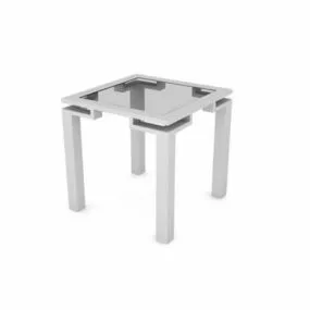 Antique Glass Coffee Table Furniture 3d model