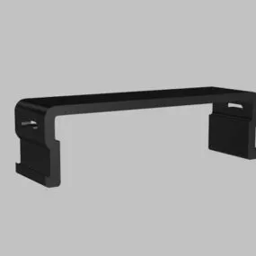 Classic Antique Narrow Altar Table 3d model