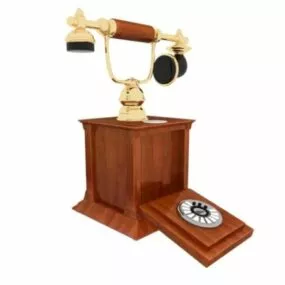 Antique Phone 3d model