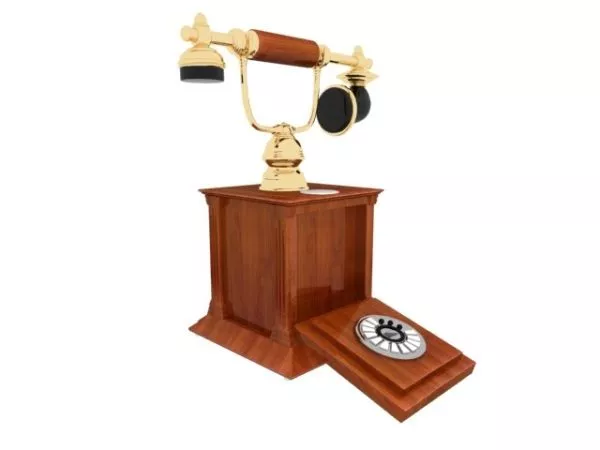 Antique Phone 3d model Antique Phone 3d model