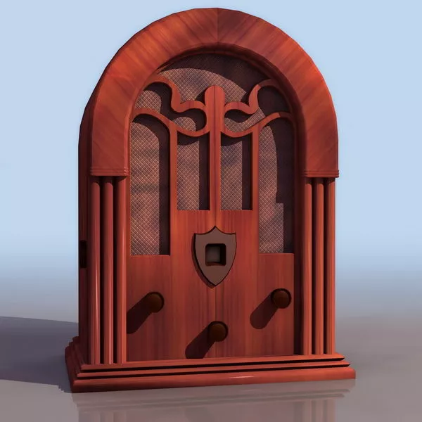 Modern Radio 3d model