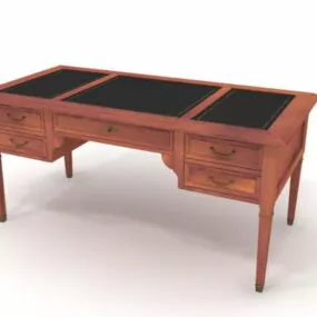 Antique Secretaire Furniture 3d model