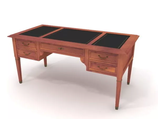 Antique Secretaire Furniture 3d model Antique Secretaire Furniture 3d model