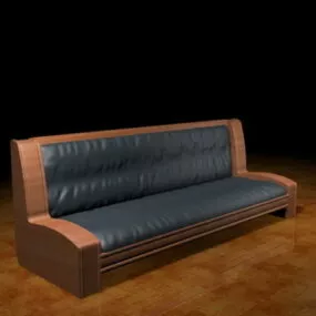 Antique Settee Couch 3d model