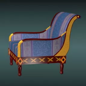 Antique Sofa Chair 3d model