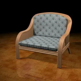 Antique Tub Chair 3d model
