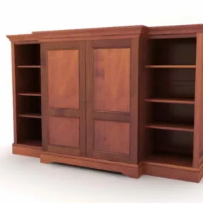 Furniture Antique Wardrobe Armoire 3d model