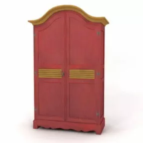 Antique Wardrobe Clothes Closet 3d model