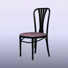 Antique Wooden Chair 3d model