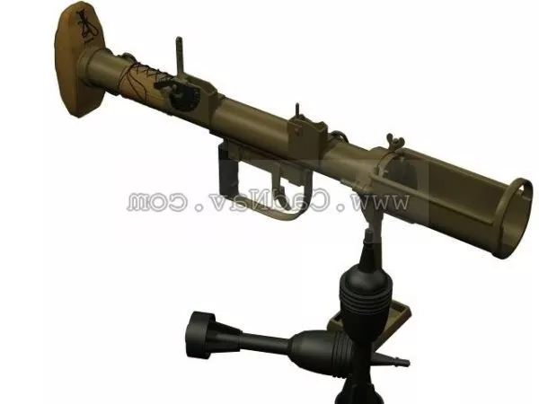 Antitank Piat Weapon 3d model Antitank Piat Weapon 3d model