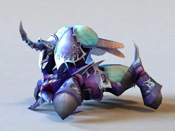 Anub’arak Warcraft 3d model Anub’arak Warcraft 3d model