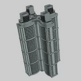 Apartment Blocks 3d model