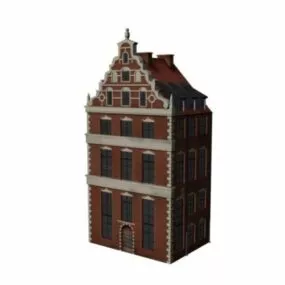 Apartment Building 3d model