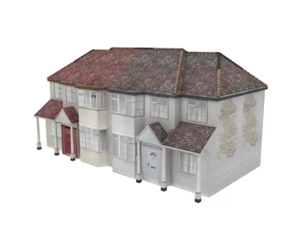 Small Cottage Building 3d model