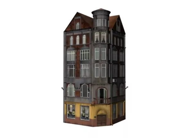 Apartment Hotel 3d model Apartment Hotel 3d model