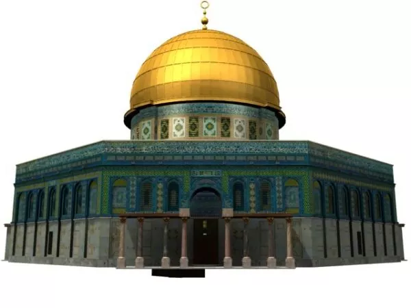 Medieval Temple Building 3d model