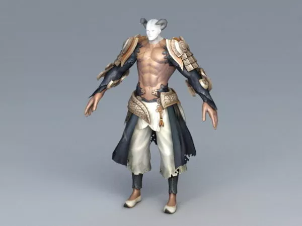 Armed Demon Man 3d model Armed Demon Man 3d model