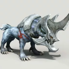 Armor Hyena Monster 3d model