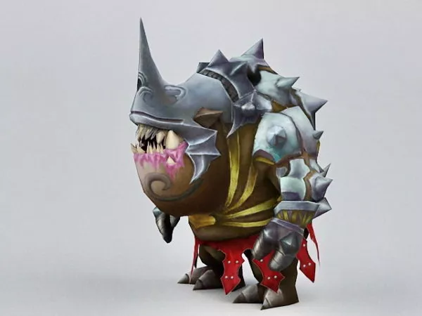 Armored Monster Creature 3d model Armored Monster Creature 3d model
