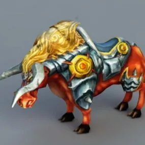 Armored Rhino 3d model