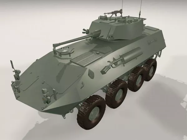 Apc Armored Fighting Vehicle 3d model