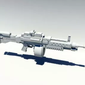 Army Machine Gun 3d model