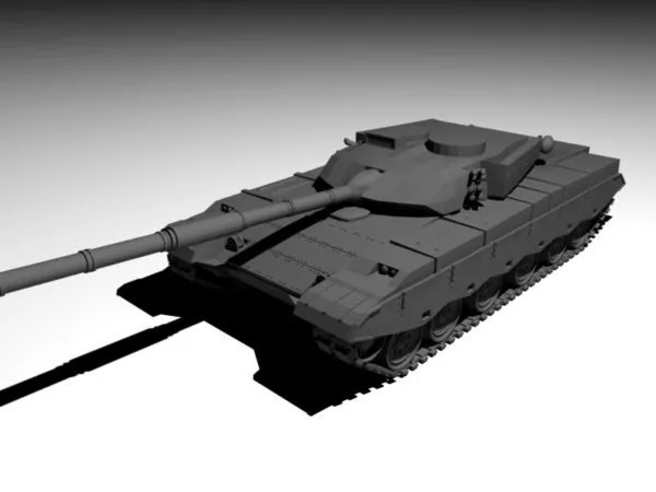 Army Tank Black 3d model Army Tank Black 3d model
