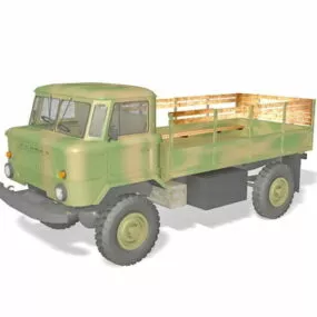 Army Transport Truck Vehicle 3d model