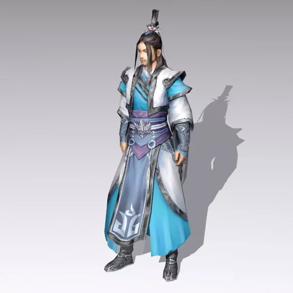 Asian Warrior Man 3d model Asian Warrior Man 3d model