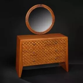 Furniture Asian Classic Dressing Table 3d model