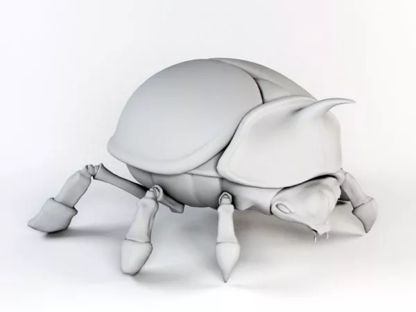 Animated Rhinoceros Rigged 3d model