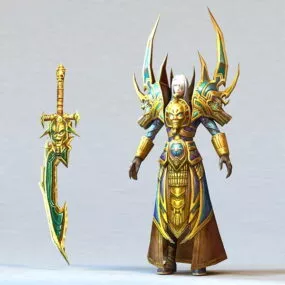 Assassin Knight 3d model
