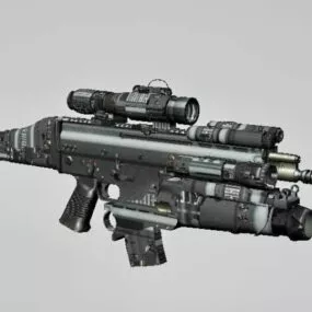 Assault Rifle 3d model