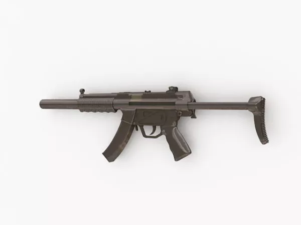 Army M60 Machine Gun 3d model