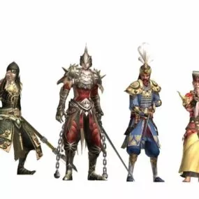 Atlantica Male Character Set 3d model
