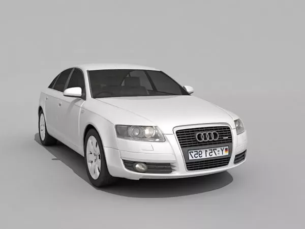 Audi A6 Executive Car 3d model Audi A6 Executive Car 3d model