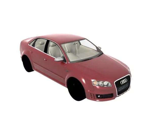 Audi B7 Rs4 Sedan 3d model Audi B7 Rs4 Sedan 3d model
